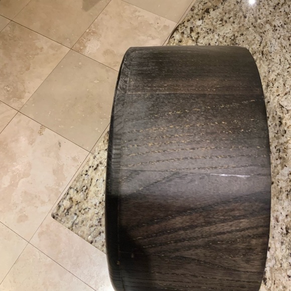 PRESIDENTS CHOICE Wood Brown Large Salad Fruit Round Bowl Kitchen Home Decor - Picture 13 of 16